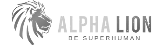 Alpha Lion logo, a lion head illustration with the text 